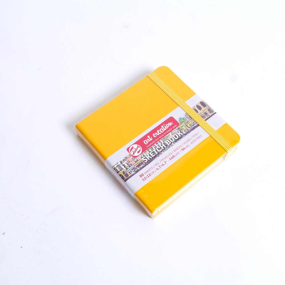 Sketchbooks & Pads, Art & School, Royal Talens, Art Creations, Sketchbook, 4.75"x4.75", 675956, Yellow